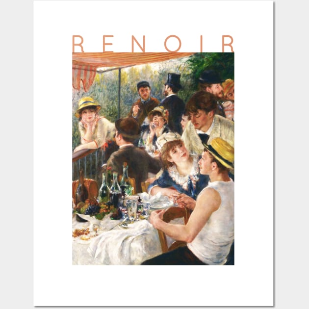 Pierre-Auguste Renoir Luncheon of the Boating Party Wall Art by TwistedCity